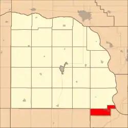 Location in Saunders County