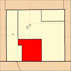 Location in Comanche County