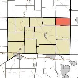 Location of Bath Township in Franklin County