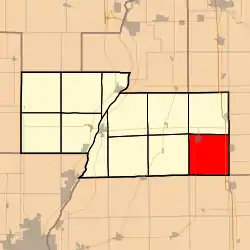 Location in Marshall County