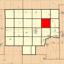 Location in Bureau County