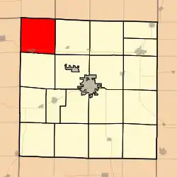 Location in McDonough County