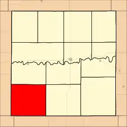 Location in Graham County