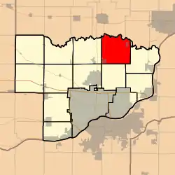 Location in Scott County