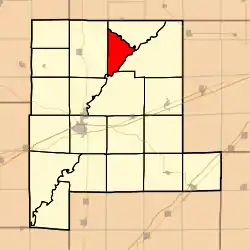 Location in Fayette County