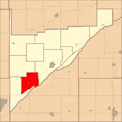 Location in Merrick County