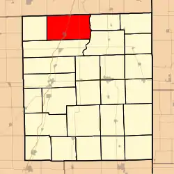 Location in Iroquois County