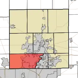 Location in Hamilton County