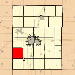 Location in Champaign County