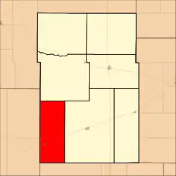 Location in Gray County