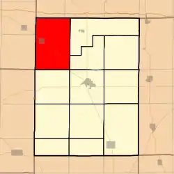 Location in Hamilton County