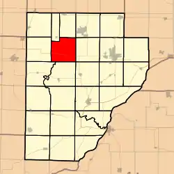 Location in Fulton County