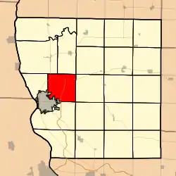 Location in Adams County