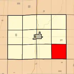 Location in Clarke County