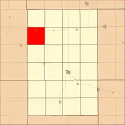 Location in Antelope County