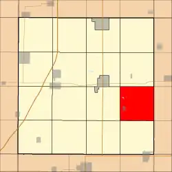 Location in Franklin County