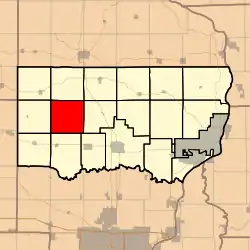 Location in Clinton County