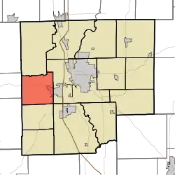 Location in Bartholomew County