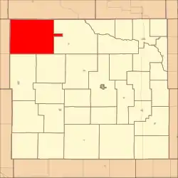 Location in Custer County