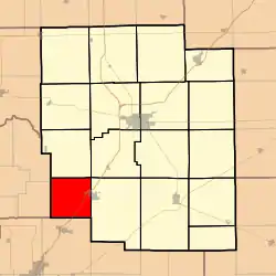 Location in Logan County