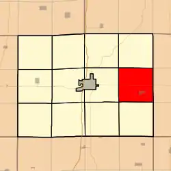 Location in Clarke County