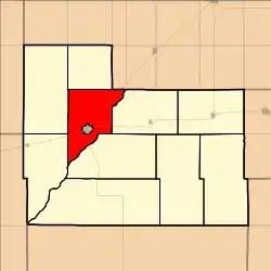 Location in Edwards County