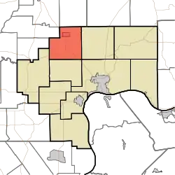 Location in Jefferson County