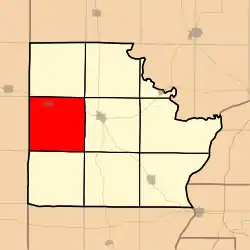 Location in Brown County