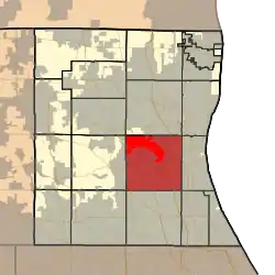 Location in Lake County