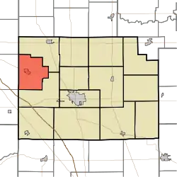 Location of Madison Township in Clinton County