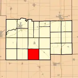 Location in Lee County