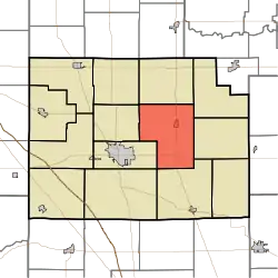 Location of Michigan Township in Clinton County