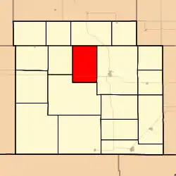 Location in Barber County