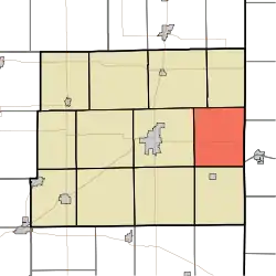 Location in Jay County