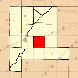 Location in Fayette County