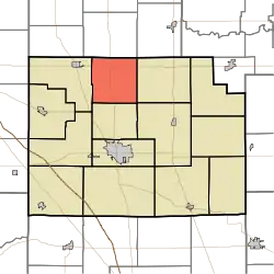 Location of Owen Township in Clinton County