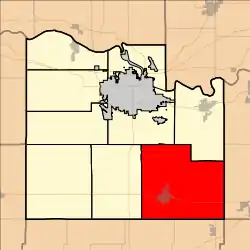 Location in Douglas County