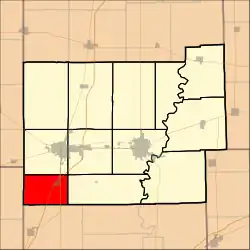 Location in Coles County