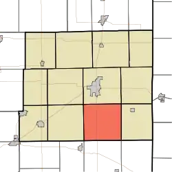 Location in Jay County