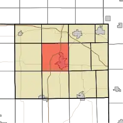 Location in Steuben County