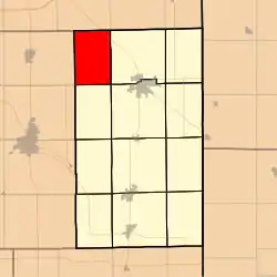 Location in Adams County