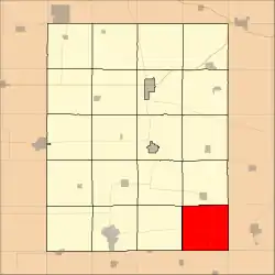 Location in Fayette County