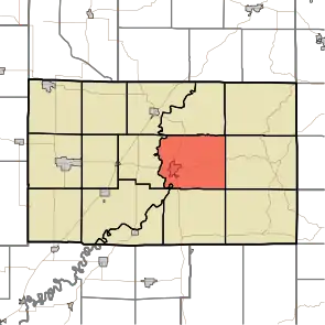 Location in Greene County