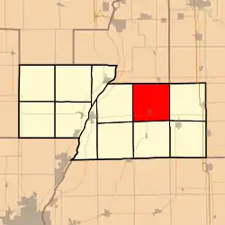 Location in Marshall County