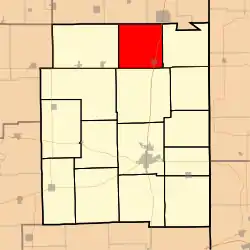 Location in Edgar County