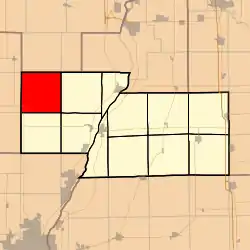 Location in Marshall County