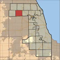 Location in Cook County