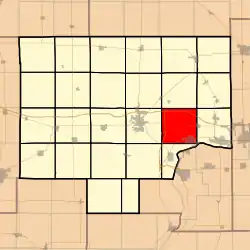 Location in Bureau County