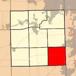 Location in Kendall County