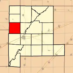 Location in Fayette County